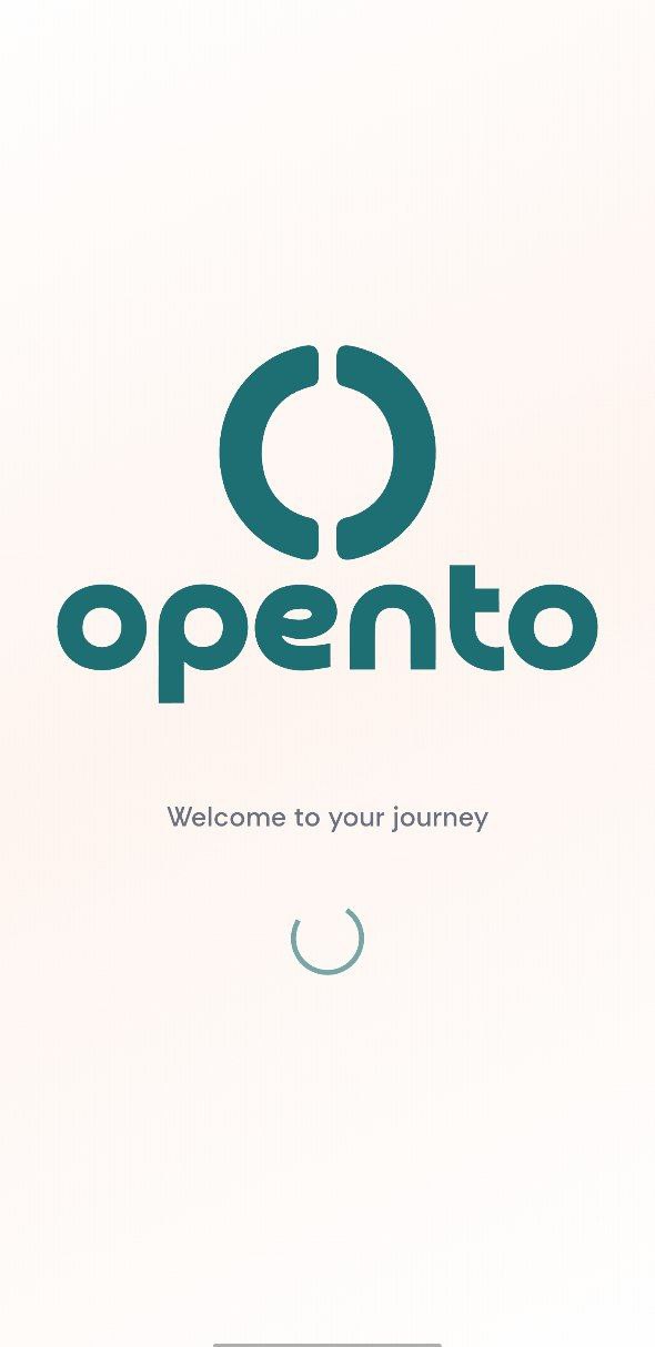 OpenTo Welcome Screen - Sign up and connect